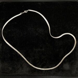 Vintage Speidel Sterling Silver Chain, 18 inches, Unisex Style